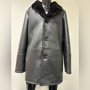 Genuine Leather Fur Lined Jacket